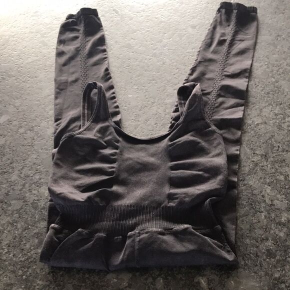 Fp Movement Washed Black Onsie NWOT - Picture 4 of 4